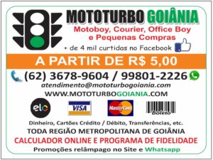 Motoboy WhatsApp E-commerce Goiânia Centro Motoboy Anhanguera e Araguaia